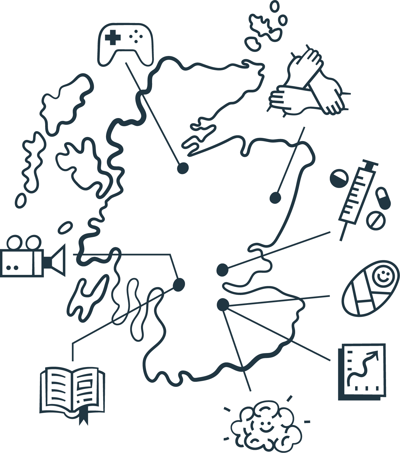 Illustration of a map of Scotland