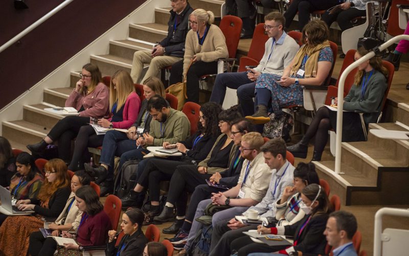 Photo of audience members at the Scotsman Data Conference