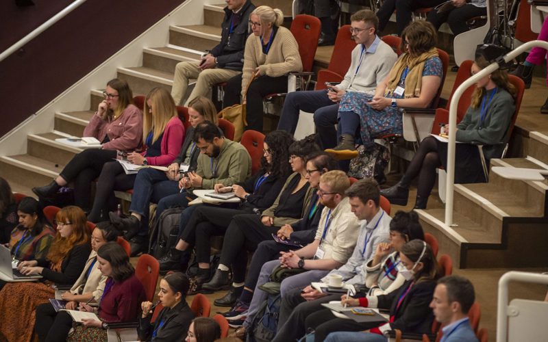 Photo of audience members at the Scotsman Data Conference